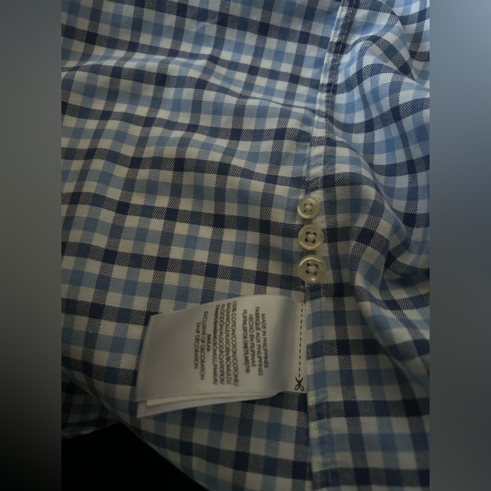 RALPH LAUREN BLUE LABEL GINGHAM OXFORD STYLE SHIRT XL. TIMELESS, POLISHED - Picture 8 of 9